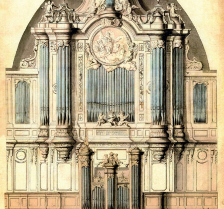 http://Élévation%20du%20grand%20orgue%20de%20la%20collégiale%20Dessin%20de%20Edouard%20Pingret%20,%201804